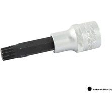 İzeltaş IZELTAS 1/2 M10 Lokmalı Bits Uç Yivli 80 mm