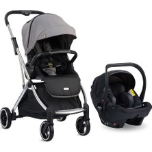Kraft Kenya I-Size Travel Sistem Bebek Arabası - Siyah Gri