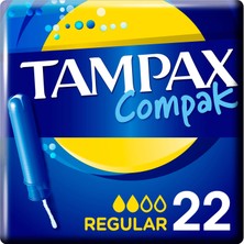 Tampax Compak Normal Aplikatörlü Tampon 22 Adet