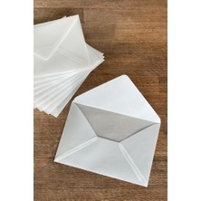 İstisna 13*18 10 Adet Transparan Aydınger Şeffaf Zarf Hediye Düğün Davetiye Mektup Zarfı