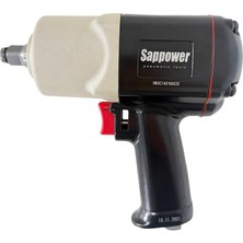 Sappower IW-3C14 1/2 Havalı Somun Sıkma ve Sökme Tabancası Alüminyum Gövde ile 1350Nm Tork