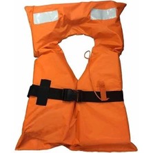 Vira 100N Tse Sertifikalı Yetişkin Can Yeleği - Turuncu Tekne Tipi