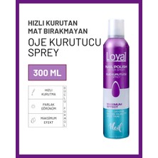 Loyal Oje Kurutucu Sprey Hızlı ve Parlak Kurutma 300 ml