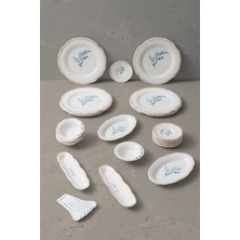 Rubi Porselen Alen Porselen Kahvaltı Takımı 6 Kişilik 26 Parça – Günlük ve Şık Kullanım