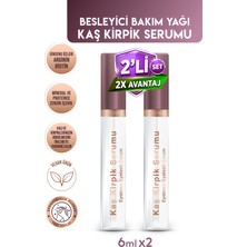 BioBellinda Besleyici Bakım Yağı Kaş Kiprik Serumu 6 ml (2'li Set)