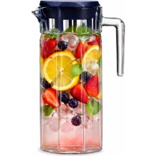 Paşabahçe 43414 Köşem Cam Sürahi - Karaf 1250CC Blue