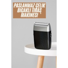Pazarcan Günlük Sakal Tıraşına Uygun Tıraş Makinesi Elektrikli Şarj Edilebilir