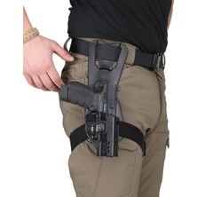 Bg Black Grips Tisaş Zigana Taktik Polimer Alçak Taşıma Silah Kılıfı Siyah