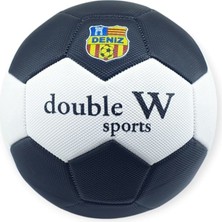 TrentCo Futbol Topu Dikişli 420 gr No:5 - FB-660-SİYAH (Lisinya)