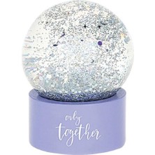 PremiumPort Mor Renkli 45MM Kar Küresi, Şık ve Zarif Dekoratif Parça