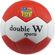 TrentCo Futbol Topu Dikişli 420 gr No:5 - FB-660-KIRMIZI (Lisinya)