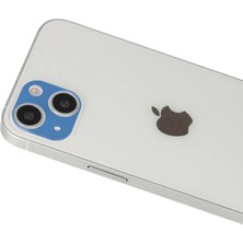 Iphone 13 Rainbow Kamera Lens Koruma Cam - Mavi