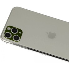 Iphone 11 Pro Max Rainbow Kamera Lens Koruma Cam - Yeşil