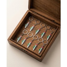 10'lu Filistin Renkli Haritasi Anahtarlık Ünisex A300013-10