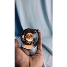 PremiumPort Renkli Satürn Cam Küre, Kız Temalı Dekor ve Koleksiyon Parçası