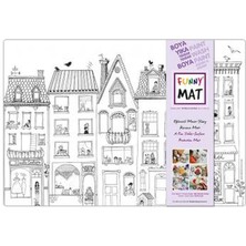 Funny Mat - Çatıdaki Leylek (Küçük Boy) - 33,5X48CM