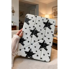 Nezih Case Ipad Air 11 Inch M2 M3 Çip Air 4. /5. /6. Nesil Uyku Modlu Kalem Bölmeli Standlı Premium Kılıf