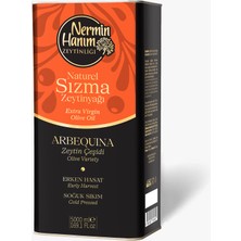 Nermin Hanım Zeytinliği Arbequina Erken Hasat Soğuk Sıkım Zeytinyağı 5 LT TNK