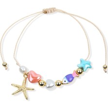 Klips Concept Renkli Deniz Objeleri Dizi Ip Bileklik