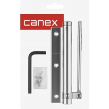 Storemax Kapı Itme Yayı, Ayarlanabilir Kapanma ve Çarpma Hızı, 162 Mm, 25-45 kg Taşıma Kapasiteli, Ahşap ve Metal Kapılar Için, 1000 mm Kapı Genişliği Uyumu, Sessiz, Otomatik Kapanma (Canex, 162 Mm)