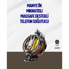 TrentCo Mıknatıslı ve Aparatlı Montajlı Soğutucu Fan | Her Cihaza Uyumlu | LED Göstergeli - Lisinya