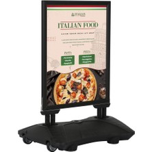 Snapper Wind Pro A1 (60X85CM) Siyah Kaldırım Panosu