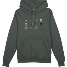 The Lucid Lab Star Wars Icons Oversize Hoodie - Antrasit