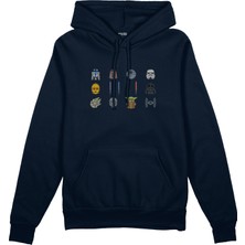 The Lucid Lab Star Wars Icons Oversize Hoodie - Lacivert
