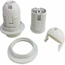 Storemax E14 Beyaz Dişli Duy - Avize Duy, Duy,masa Lambası Duy