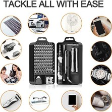 Storemax Necamocu Kılıflı Hassas Tornavida Seti, 115&APOS;I 1 Arada Elektronik Manyetik Onarım Alet Seti