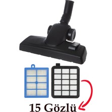 Pro Fresh & Clean Arnica ET14450 Vesta Cyclon Uyumlu Emici Başlık ve Hepa Filtre Seti