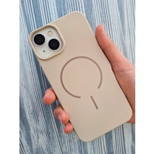 Pirok Store İphone 13-14 Magsafe İle Uyumlu Yumuşak Soft Mükemmel Manyetik Esnek Lansman Silikon Kılıf