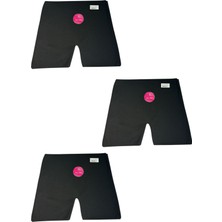 Dorya 3'lü Paket Lazer Kesim Yüksek Bel Şort Boxer