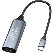 Storemax 4K USB C 2.0 Type-C Video Capture Görüntü Yakalama Adaptörü USB 4K 30Hz Akış Öğretim Video Konferans Veya Canlı Yayın Için Oyun Yakalama Kartı (Hdmı Aktarma Için Kullanılmaz)