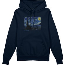 The Lucid Lab The Starry Night Oversize Hoodie - Lacivert
