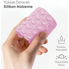 Storemax Telefon Arkasına Yapışan Silikon Vantuzlu Telefon Kılıfı Tutucu Araç Telefon Tutucu Ahtapot Vakumlu Telefon Tutucu (Açık Pembe (Çift Taraflı))