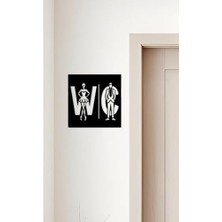 Storemax Wc Tabelası, Tuvalet Levhası, Kadın Erkek Tabela OS53