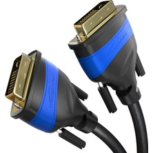 Storemax – Çift Bağlantılı DVI Kablosu – Parazitsiz Sinyal Iletimi Için Ferrit Çekirdekli – 2m (Dijital /24+1 Monitör Kablosu, Dvı'dan Dvı'ya, 60Hz'de 2560×1600&APOS;E Kadar Veya Full HD/1080P)