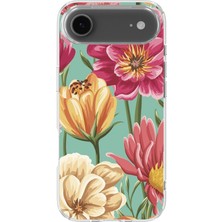 Lelia iPhone 17 Air Uyumlu Baskılı Şeffaf Telefon Kılıfı | Koleksiyon: Floraluxe Botanica