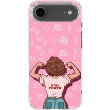 Lelia iPhone 17 Air Uyumlu Baskılı Şeffaf Telefon Kılıfı | Koleksiyon: Queenmode Femme