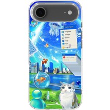 Lelia iPhone 17 Air Uyumlu Baskılı Şeffaf Telefon Kılıfı | Koleksiyon: Aeroglass Mirage