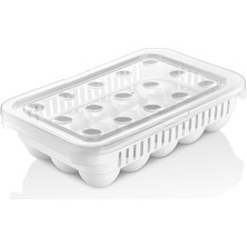 Storemax Life 15'li Yumurta Saklama Kabı - Sızdırmaz Kilitli Kapak, Yıkanabilir, Buzdolabı ve Taşıma Için Pratik