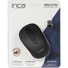 Storemax IWM-331RS Kablosuz Kablosuz Fare 1600 Dpı (Siyah) 800-1600 Dpı Optik Çözünürlük Ergonomik Dizayn, Konforlu Dokunuş Hissi Sessiz Tuş Mouse Çalışma Menzili 10 Metre