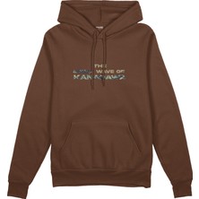 The Lucid Lab The Great Wave Of Kanagawa Oversize Hoodie - Kahverengi