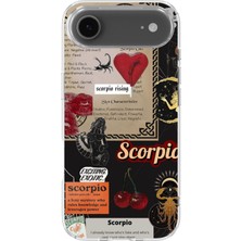 Lelia iPhone 17 Air Uyumlu Baskılı Şeffaf Telefon Kılıfı | Koleksiyon: Zodiacmuse Celestia