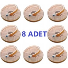 Nistabolje 8 Adet Yapışkanlı Pencere Bandı Isı Yalıtım Süngeri (5 METREX8)