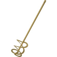 Storemax Boya Karıştırıcı, Hex, Çelik Spiral Karıştırma Aparatı, Matkap Uyumlu, Epoksi, Alçı, Harç ve Boya Için, Homojen Karışım, Düşük Sıçratma, Uzun Ömürlü (Sarı, 80X425 Mm, Lema)
