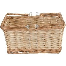 Storemax Essentials ML-2202 Kulplu Üstü Açık Pazar Sepeti, Kahverengi