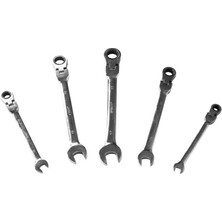 Storemax 21700 Mafsallı Cırcırlı Kombine Anahtar Seti, 5 Parça