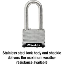 Storemax Asma Kilit 1sskadlh Lamine Paslanmaz Çelik Kilit 1-3/4" Genişliğinde